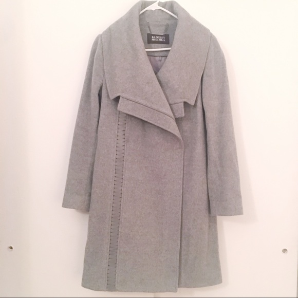 Authentic Badgley Mischka wool cashmere blend coat - Picture 5 of 5